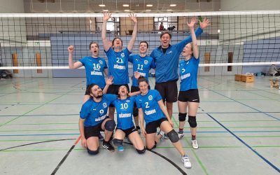 Die 1. Mixed Mannschaft der SGK Volleyballer ist Meister in der Landesliga Nord und hat die Möglichkeit zum Aufstieg in die Verbandsliga!